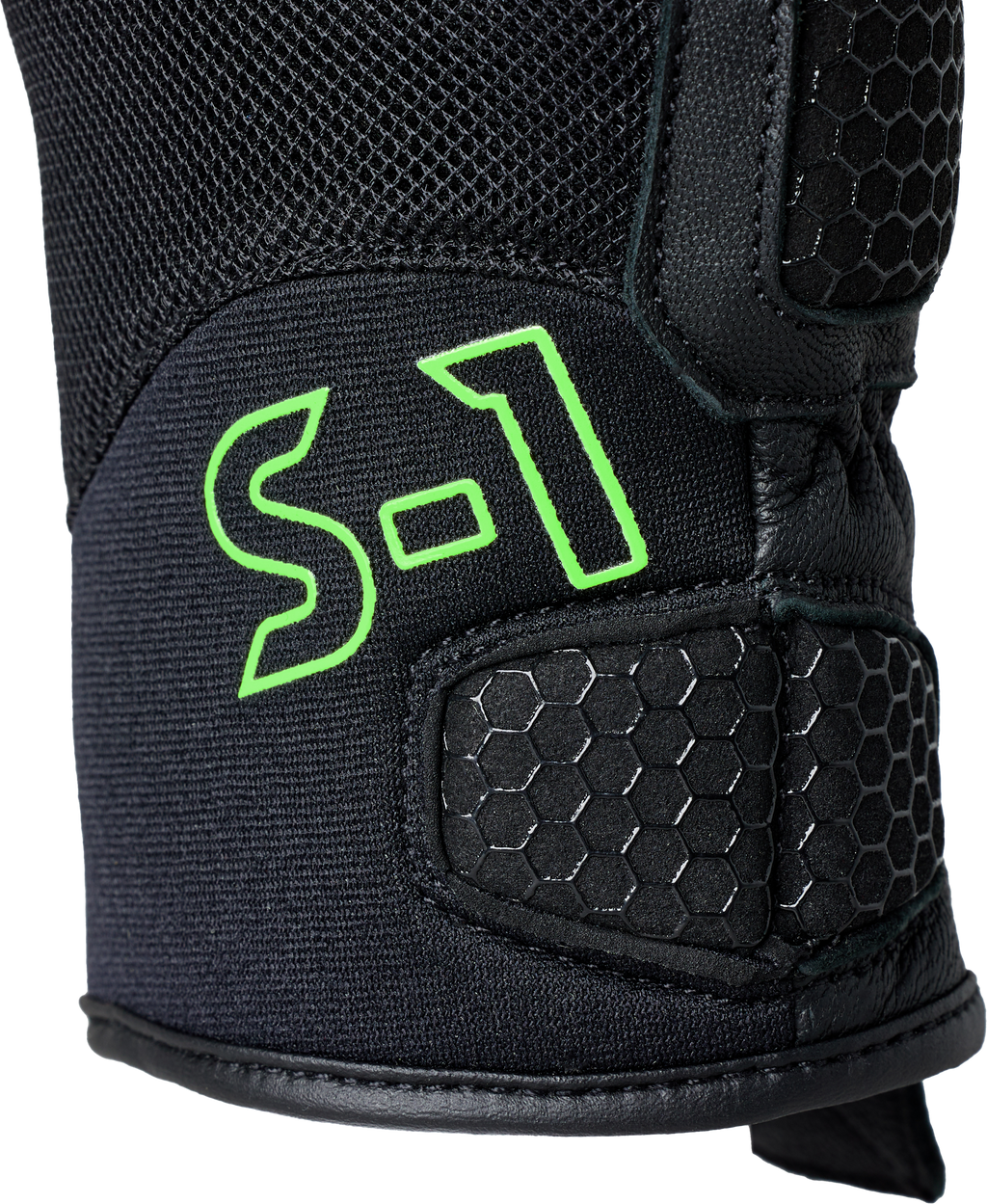 RST S-1 Mesh CE Men's Gloves - Black / Neon Green - View 8