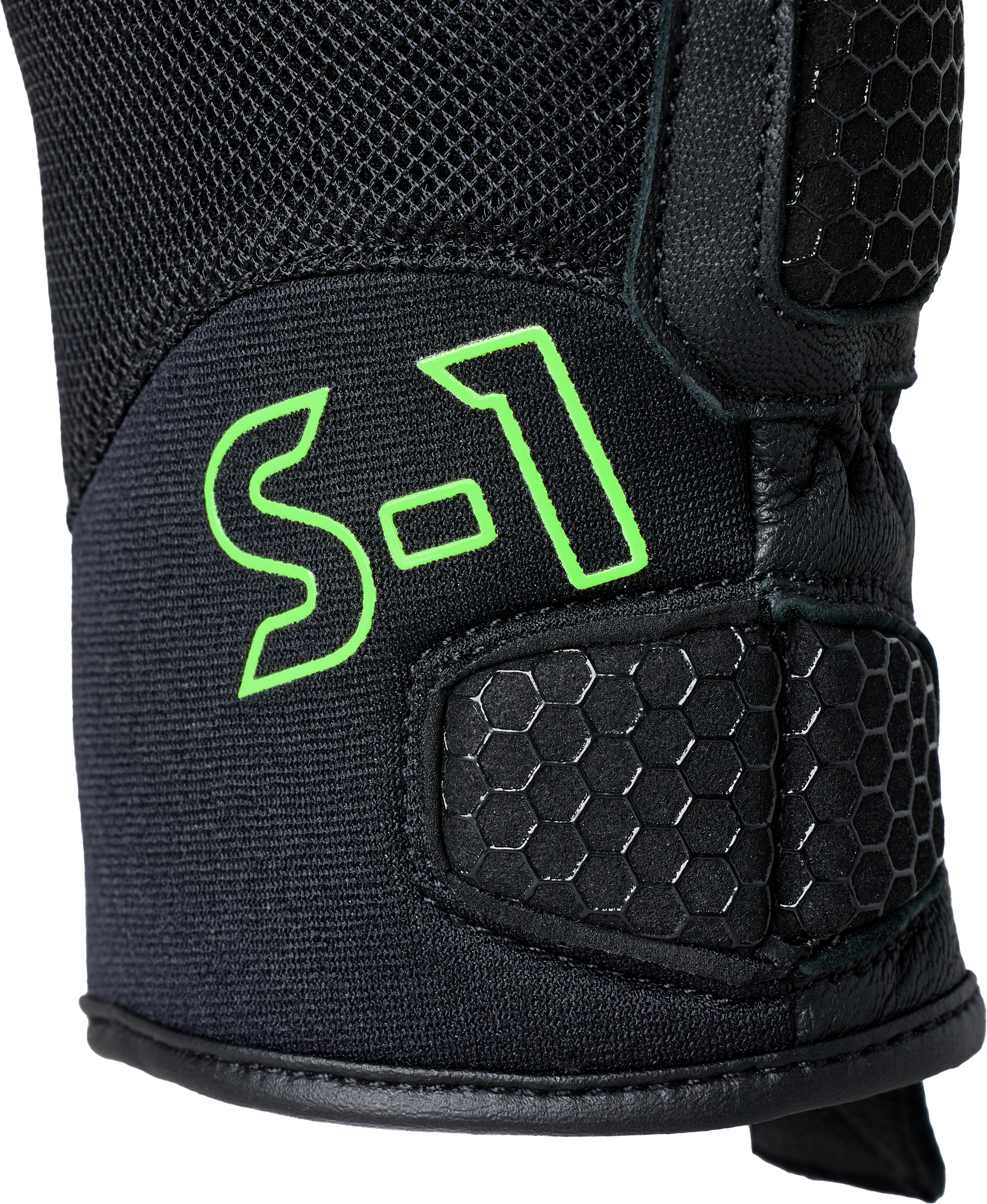 RST S-1 Mesh CE Men's Gloves - Black / Neon Green - View 8
