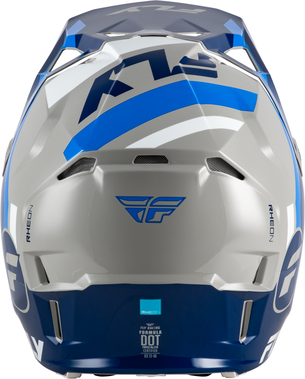 FLY Racing Formula CP Seal Helmet (2026) - Navy / Blue / Grey - View 6