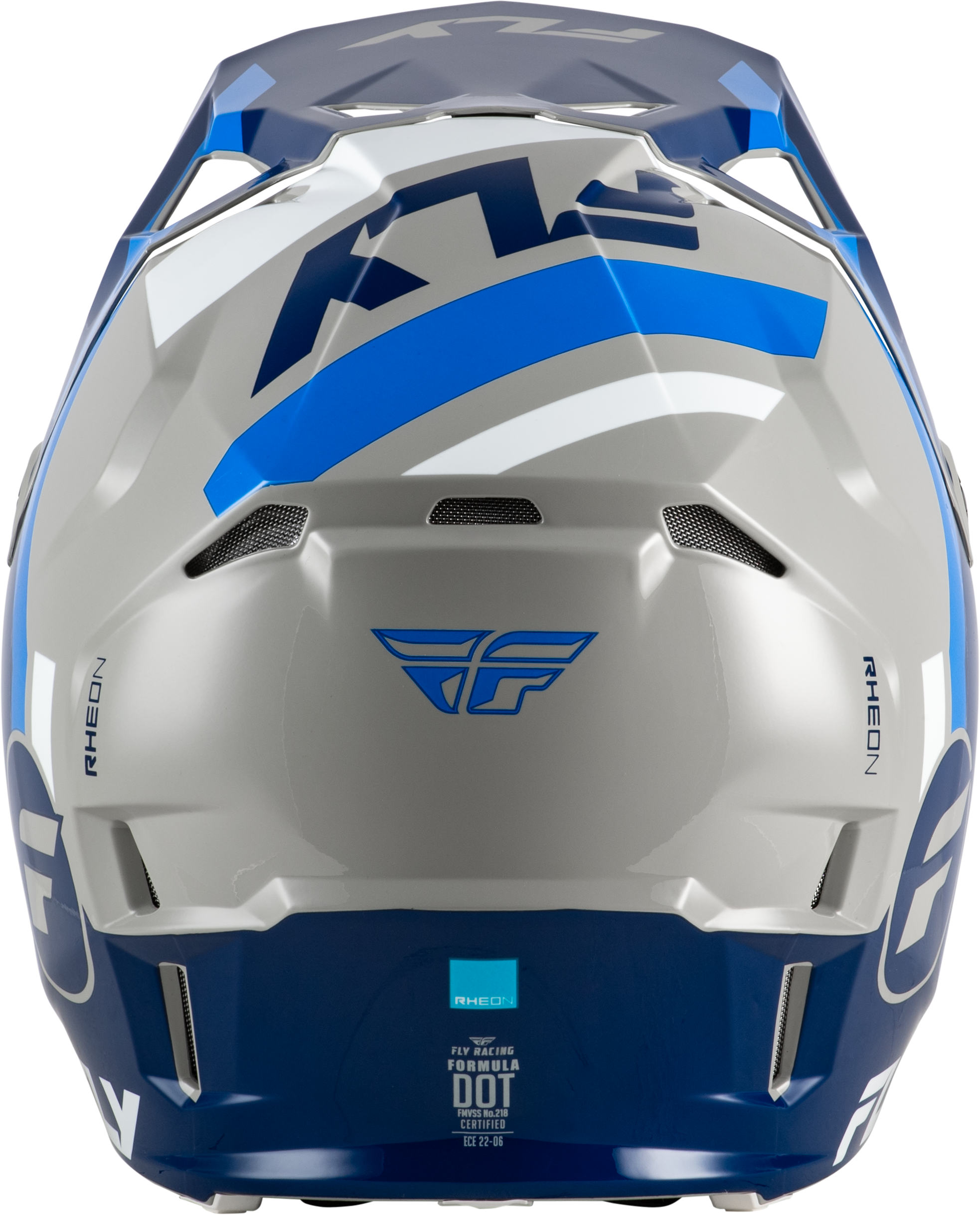 FLY Racing Formula CP Seal Helmet (2026) - Navy / Blue / Grey - View 6