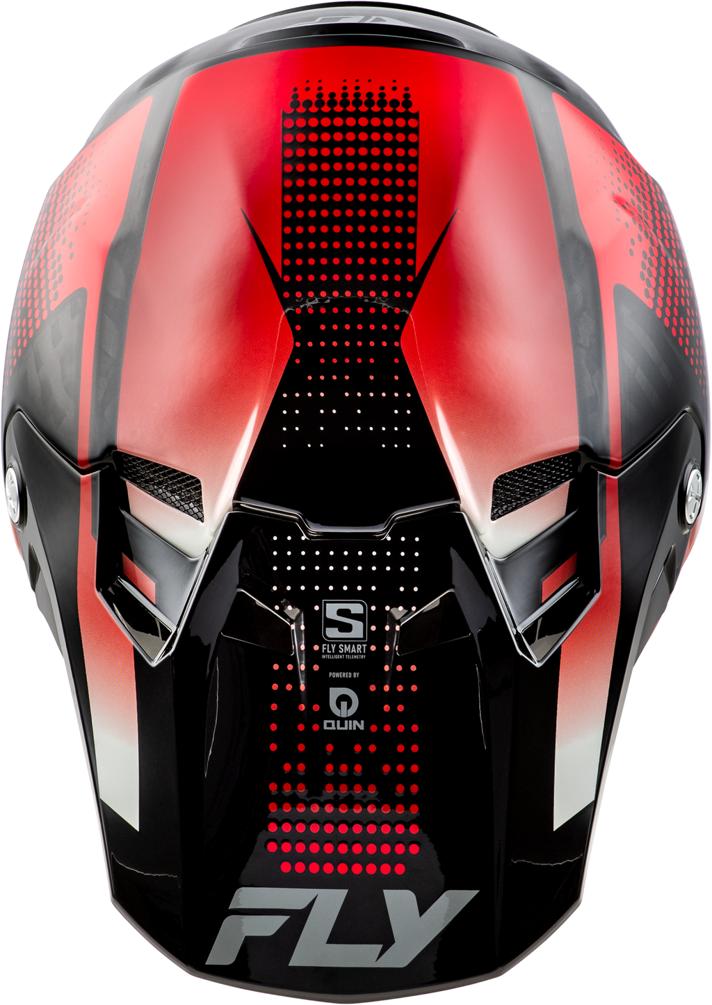 FLY Racing Formula S Carbon Protocol Helmet - Black Carbon / Red - View 19