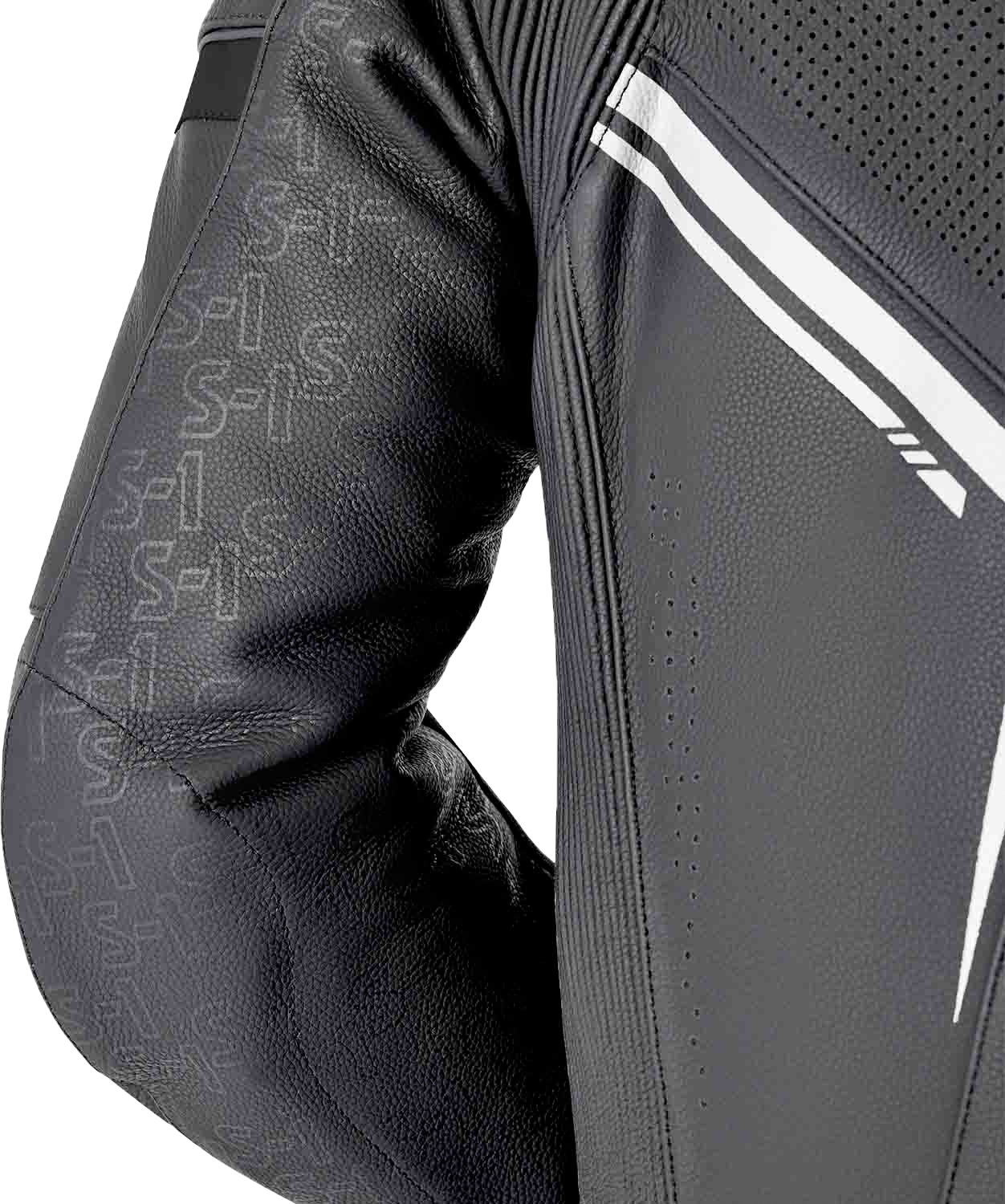 RST S1 D3O Leather Suit - Black / White - View 24