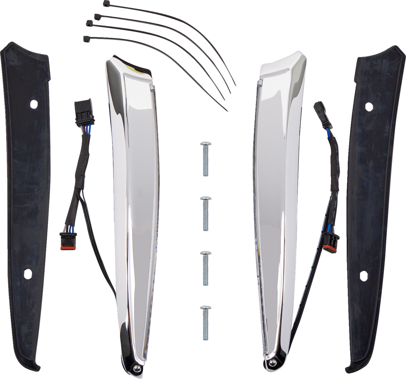 CIRO LED Windshield Trim - Chrome / FLTR 2040-2215