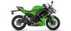 Arrow Kawasaki Ninja 650/Z650 '23/24 E5+ Full System With Icon Aluminium Dark Silencer - 77501akn
