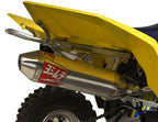 Yoshimura Suzuki/kawasaki LTZ400 03-14 RS-2 Stainless Slip-On Exhaust, w/ Aluminum Muffler