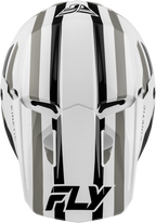 FLY Racing Kinetic Sync Helmet (2027) - White / Black / Grey - View 28