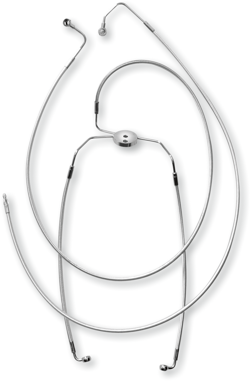 MAGNUM SHIELDING Designer Series Front Lower Brake Line Kit