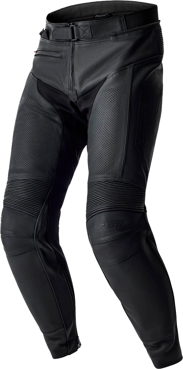 RST T2 D3O Leather Pants - Black - View 1
