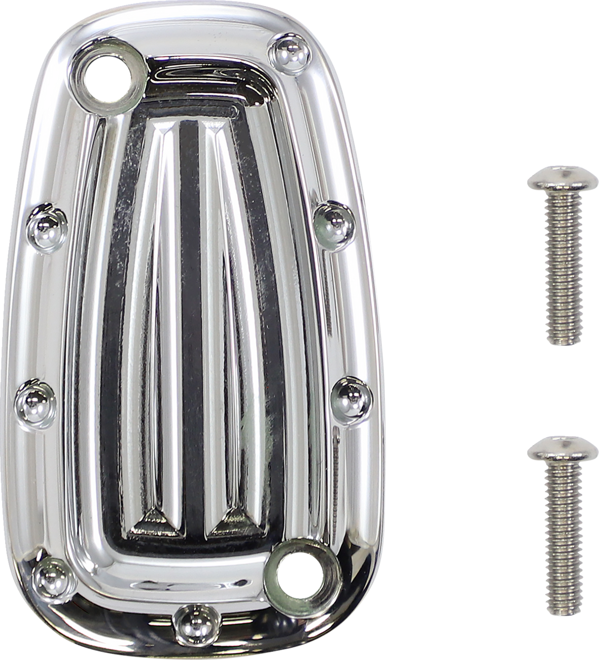 COVINGTONS Rear Master Cylinder Cover - Dimpled / Chrome 1731-0772