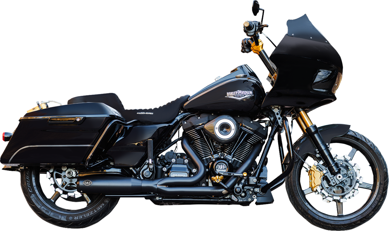 2-into-1 Qualifier Exhaust System - Race Only - Guardian Black