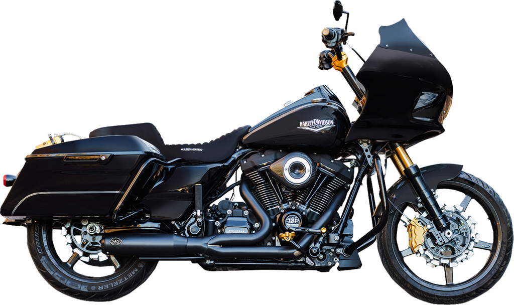 2-into-1 Qualifier Exhaust System - Race Only - Guardian Black