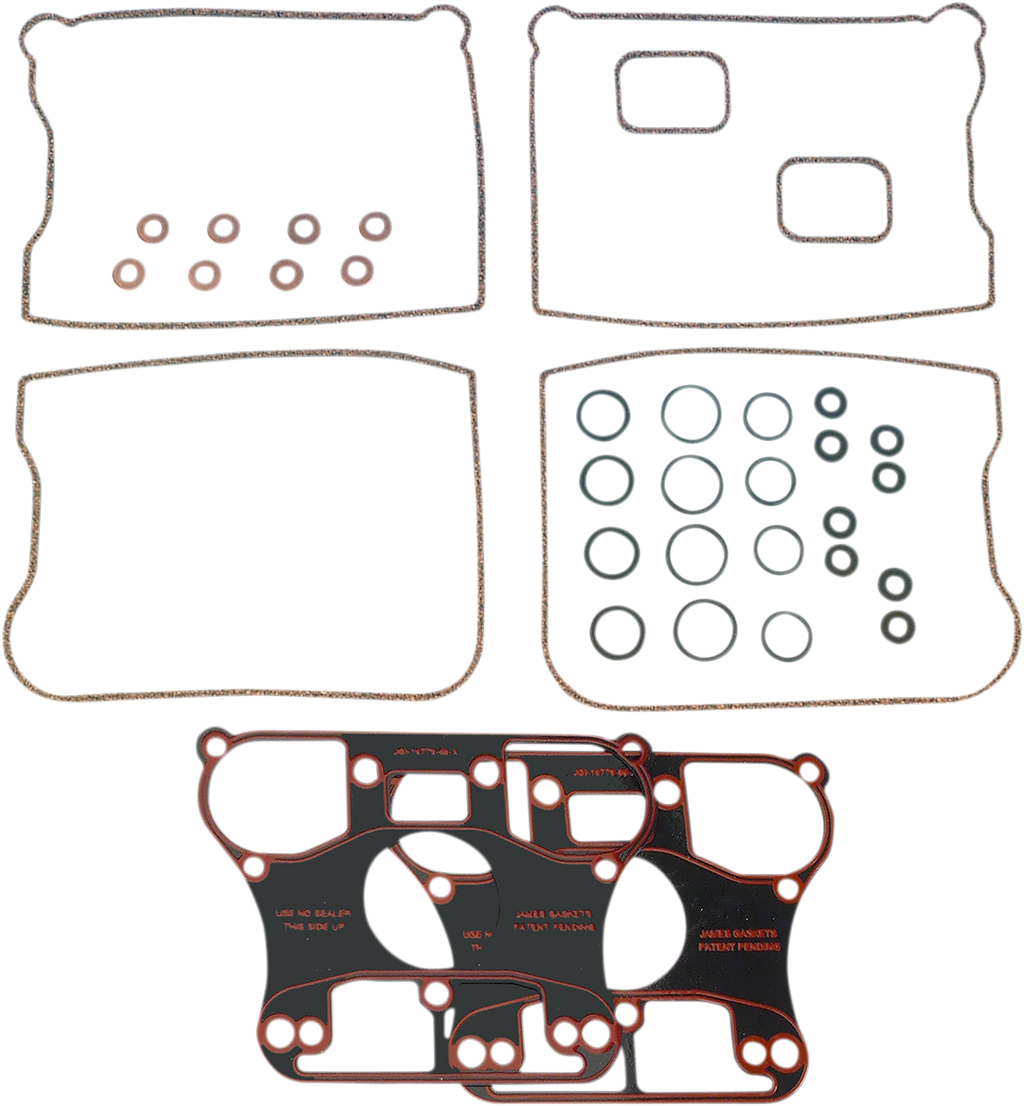 JAMES GASKET Rocker Box Gasket Kit - Rocker Box Rubber Gasket / Big Twin DS-173321