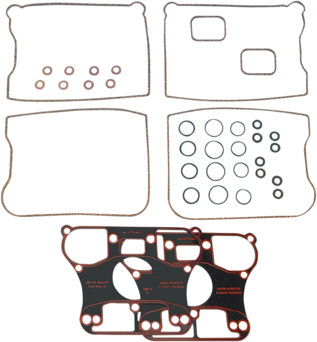 JAMES GASKET Rocker Box Gasket Kit - Rocker Box Rubber Gasket / Big Twin DS-173321