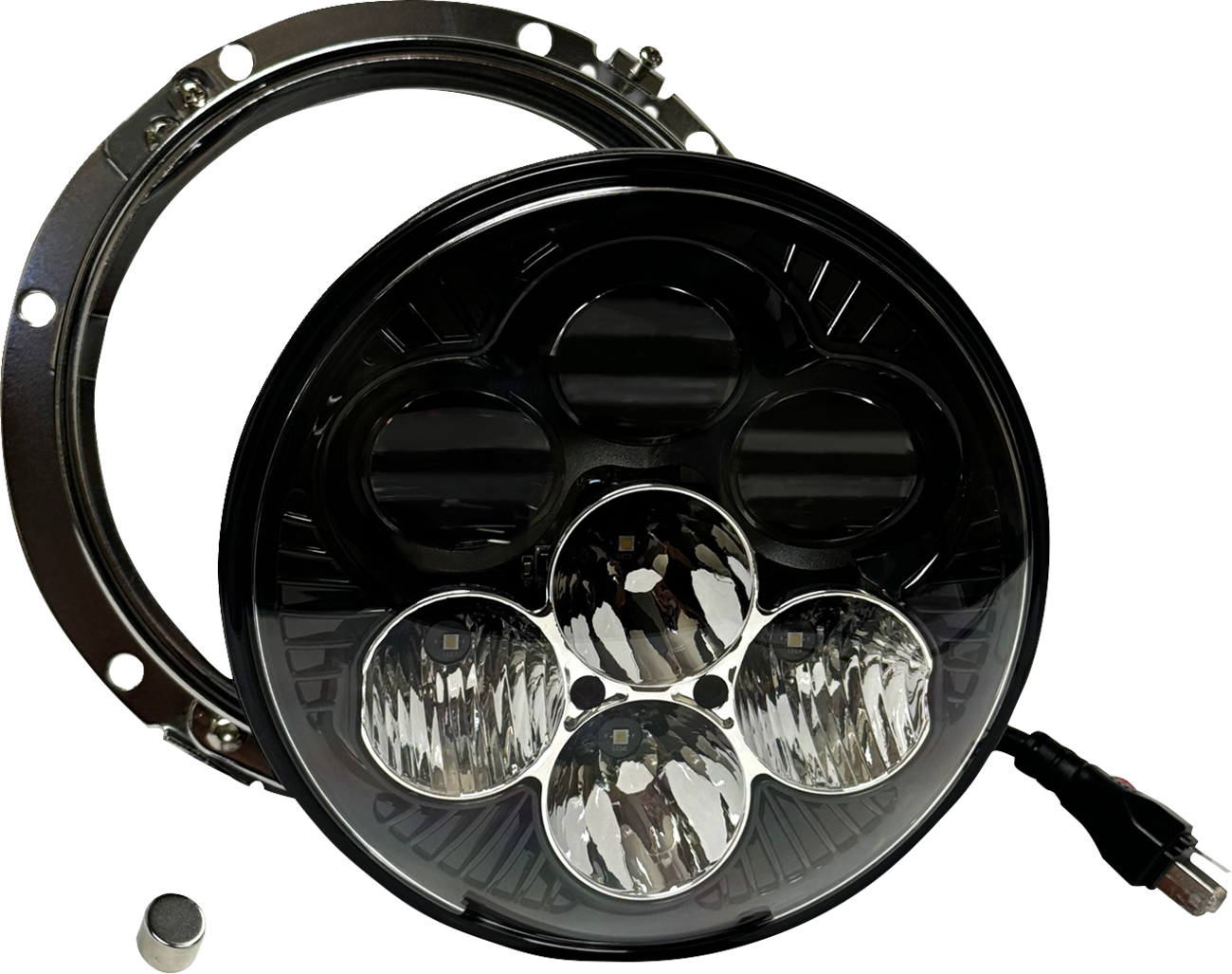 CUSTOM DYNAMICS Headlight - Shark Demon® / LED / Color Changing 2001-2925