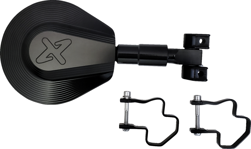 KLOCK WERKS UTV Extended Mirror Kit for Drivers Side - Mirror / Side View / Round / Black / Right / Kit 0640-1493