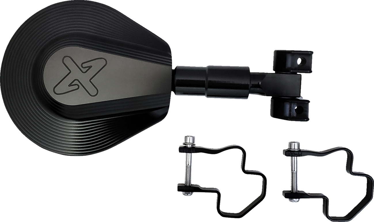 KLOCK WERKS UTV Extended Mirror Kit for Drivers Side - Mirror / Side View / Round / Black / Right / Kit 0640-1493