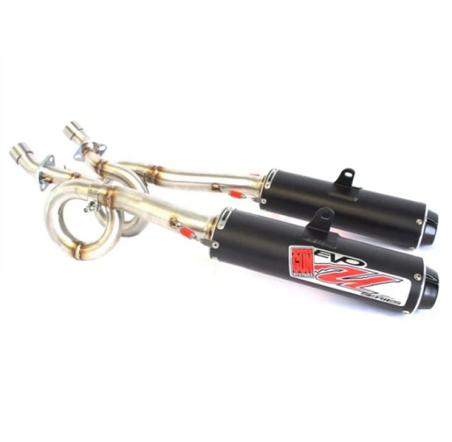 12-2232 Big Gun 08-14 Yamaha Rhino 700 EFI EVO U Series Dual Full Syst Exhaust