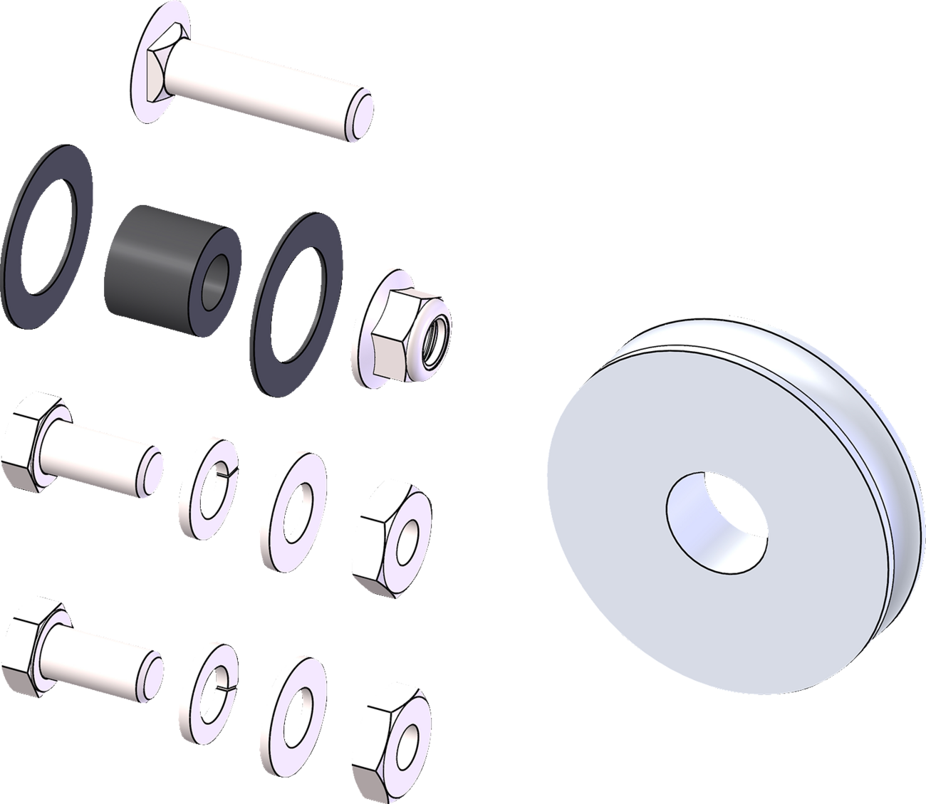 KFI PRODUCTS Manual Lift - Pulley 4501-1102