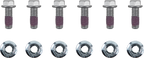 MOTO-MASTER Brake Rotor Bolts - Bolts / Brake Rotor / Torx w/Nuts / M6 x 16 / 6-Pack 2401-1611