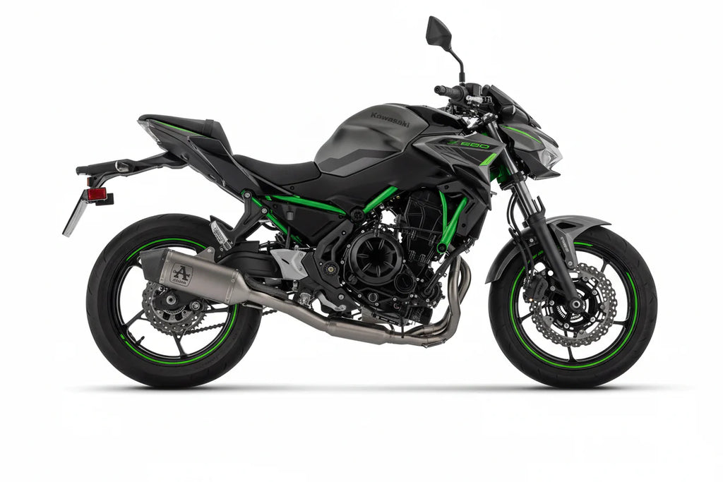 Arrow Kawasaki Z650 / Ninja 650 / Versys 650 E5+ 2025 Full System With Veloce Titanium Silencer - 77501vl
