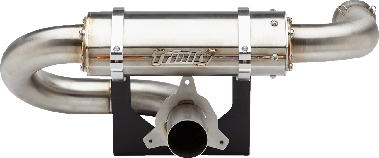 TRINITY RACING Center Exit Slip-On Muffler - With Tip 1831-1056