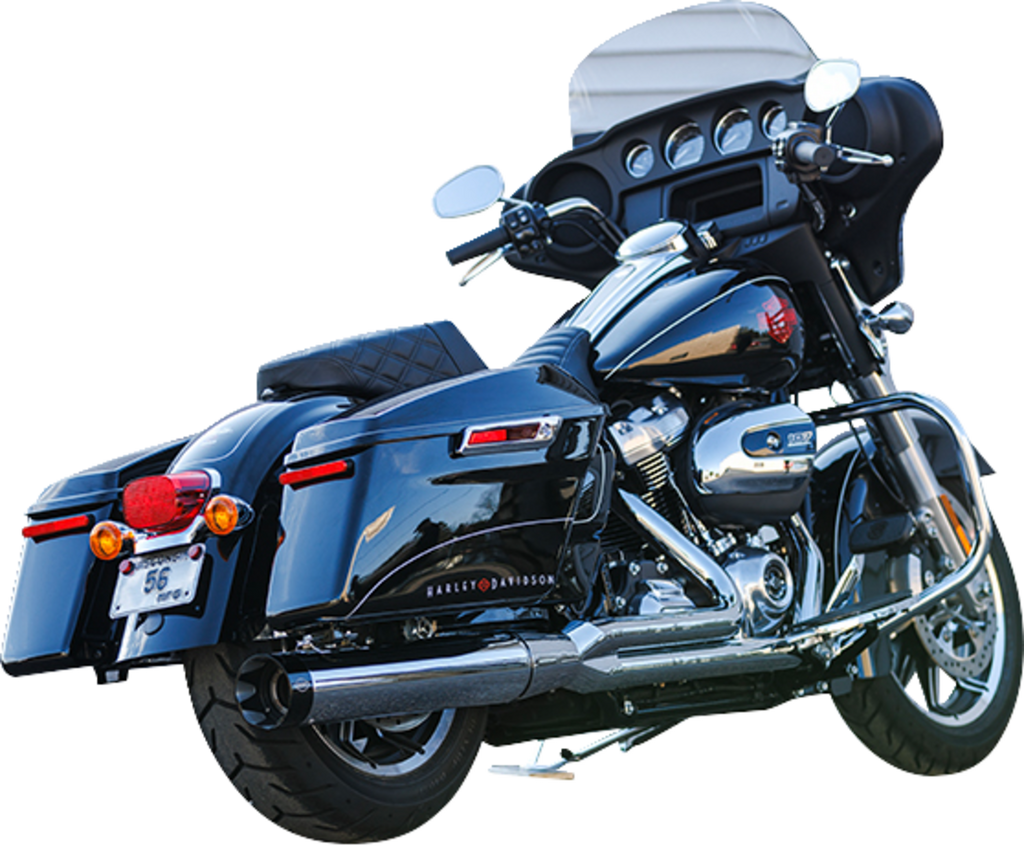 2-into-1 Sidewinder Exhaust System - 50-State - Black - M8 Touring