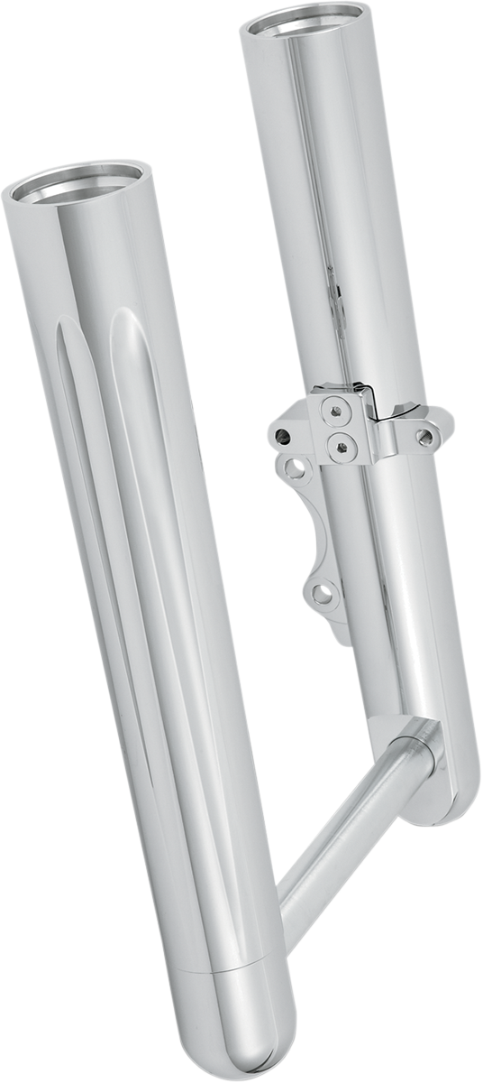 ARLEN NESS Fork Legs - Chrome / Deep Cut / Dual Disc 0403-0093