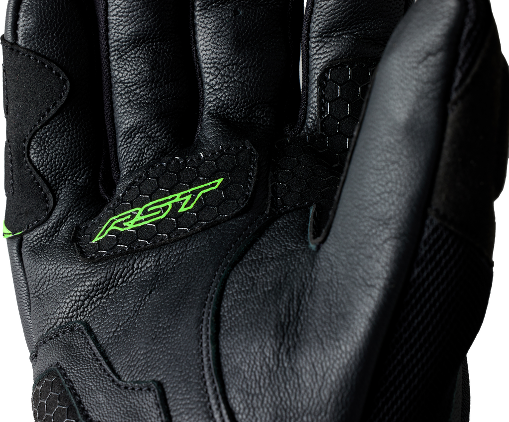 RST S-1 Mesh CE Men's Gloves - Black / Neon Green - View 7