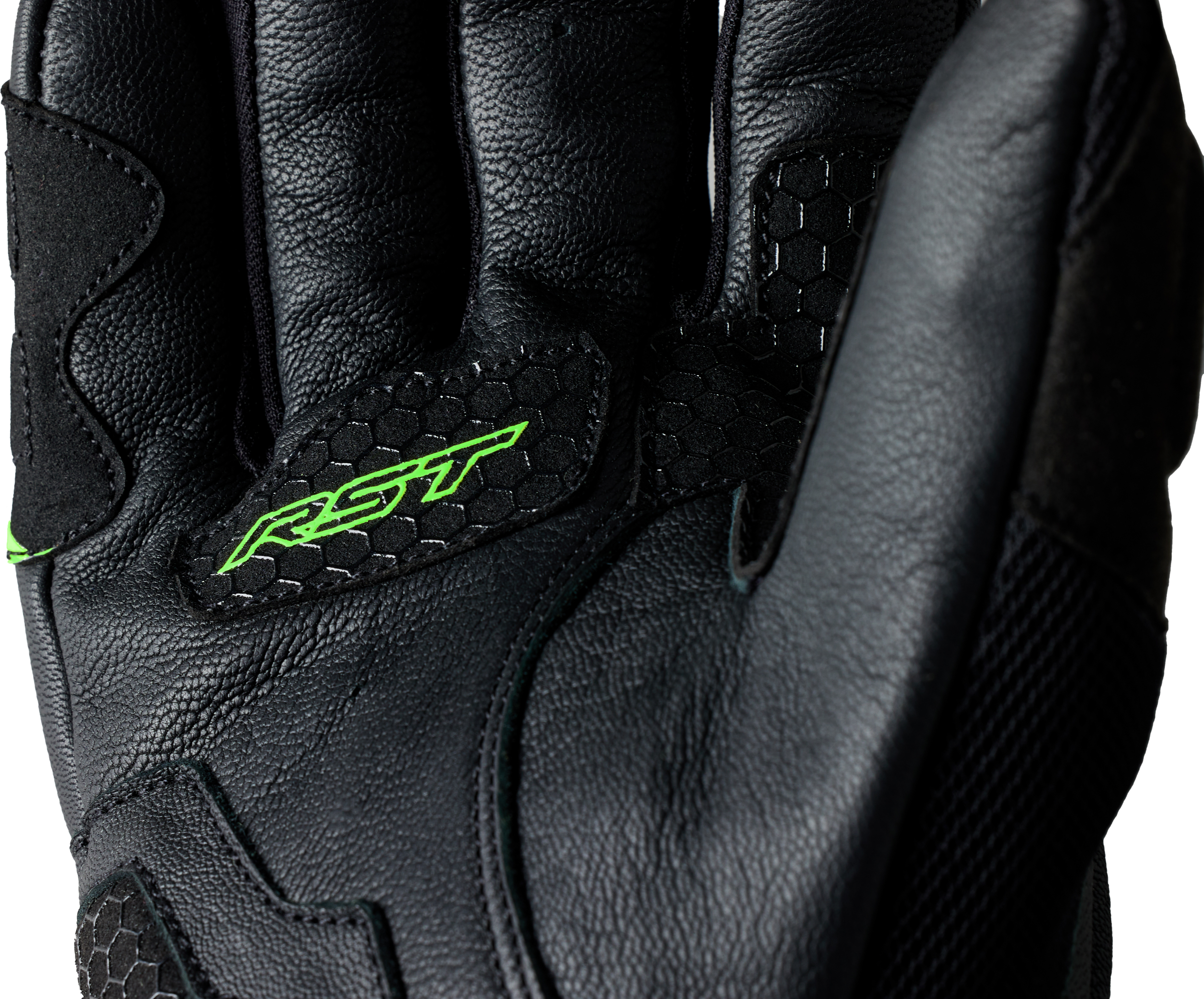 RST S-1 Mesh CE Men's Gloves - Black / Neon Green - View 7