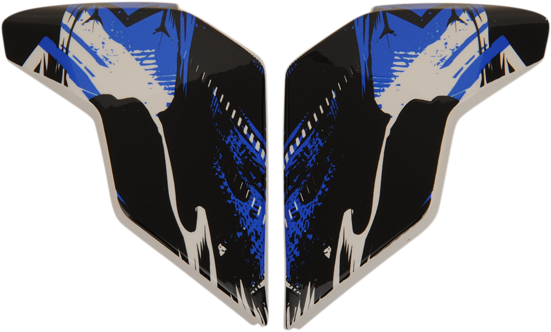 ICON Airflite™ Helmet Side Plates — QB1 - Airflite™ Side Plates / QB1 / Blue 0133-1172