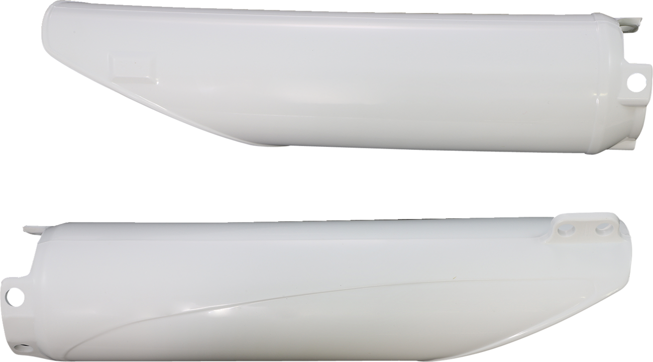 ACERBIS Fork Covers - Lower / White 0412-0128
