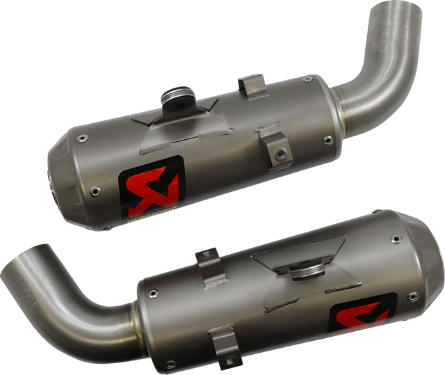 AKRAPOVIC Slip-On Line Muffler - Titanium S-D9SO15-HCBT - Ducati Hypermotard 950/950 SP 2019-2024