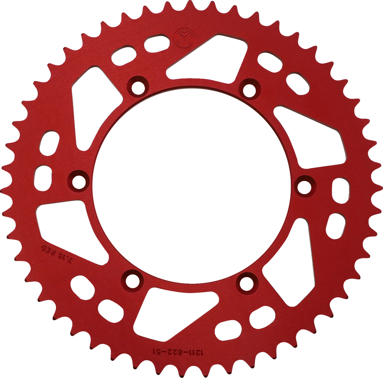 MOOSE OFFROAD Rear Aluminum Sprocket - Rear Sprocket / 51 Tooth / Beta/Gas Gas/Sherco/Suzuki 1211-1653