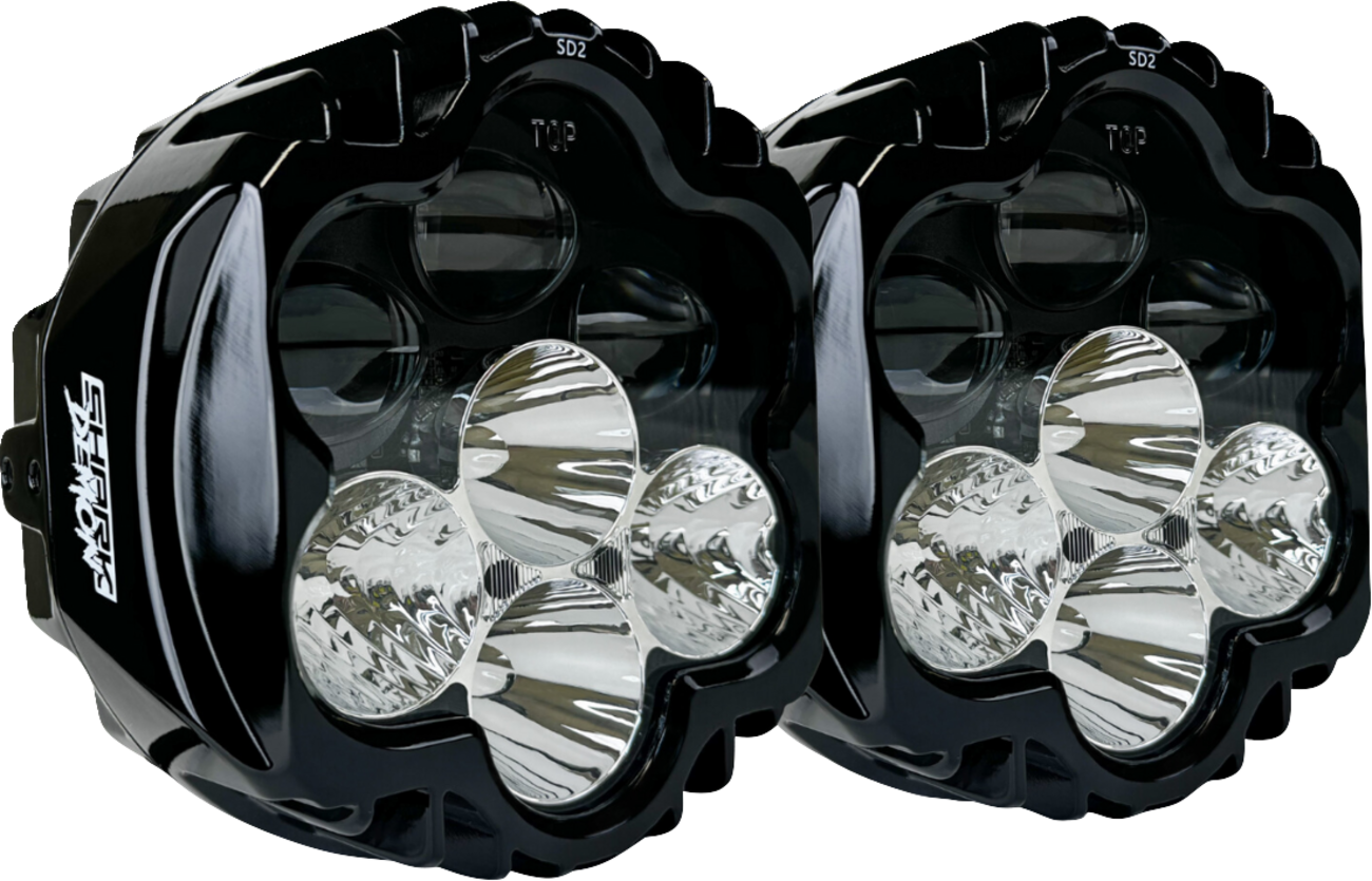 CUSTOM DYNAMICS Shark Demon® 2 Headlight - Road Glide 2001-2790