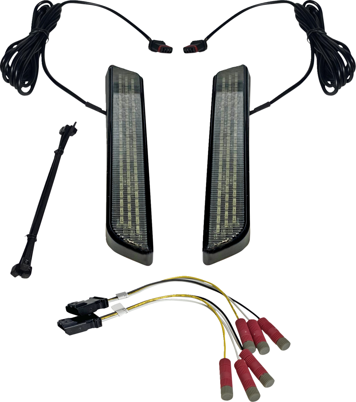 CUSTOM DYNAMICS LED Fork Light - Smoke / Black 2040-2665