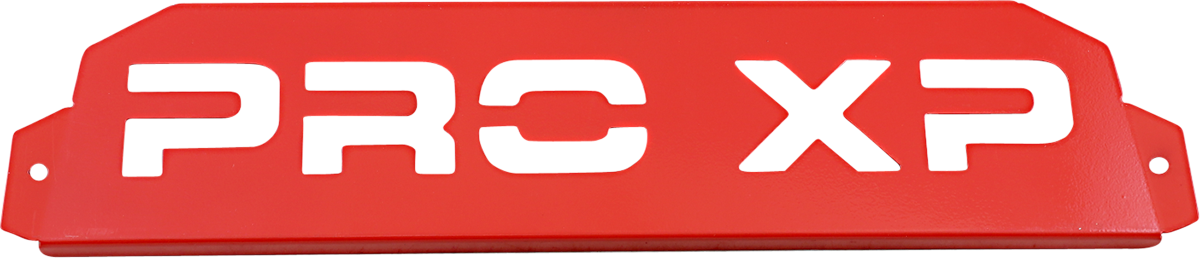 BIKEMAN PERFORMANCE RZR Pro XP Exhaust Plate - Red 1861-1491