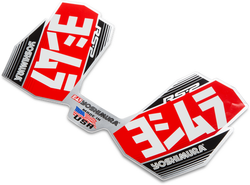 Yoshimura RS-2 Muffler Wrap Around Decal Off-road
