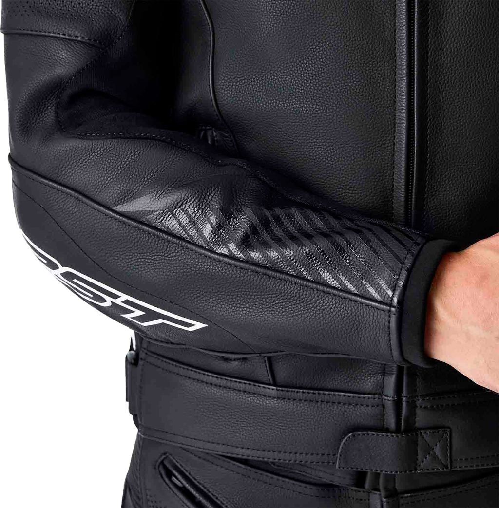 RST Tractech Evo 5 CE Men's Leather Jacket - Black / White - View 20