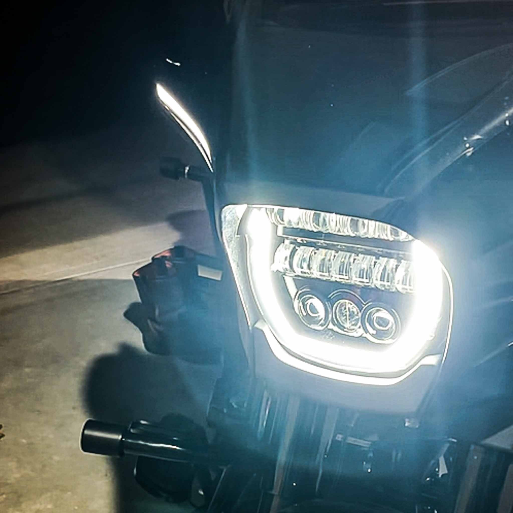 Eagle Lights LED Headlight Kit for 2023 - 2026 Harley-Davidson® Street Glide with Halo Ring