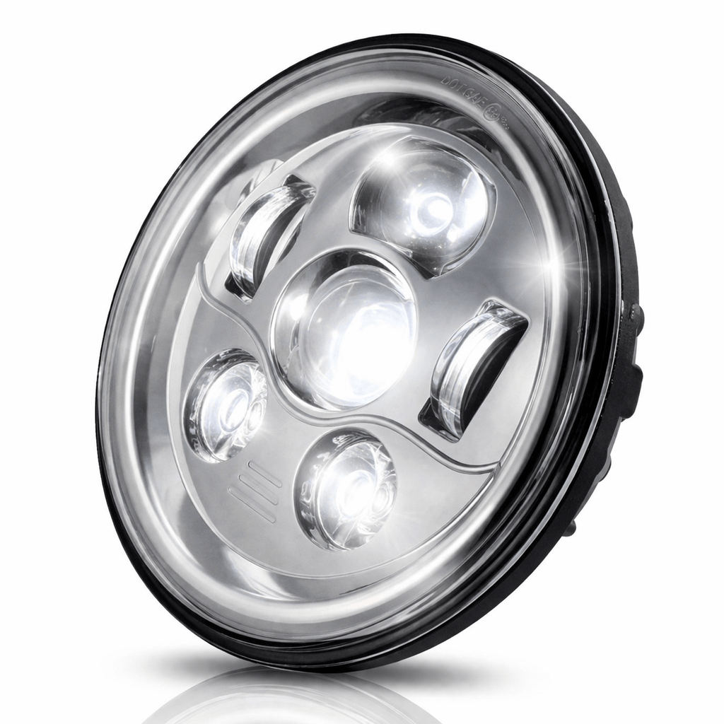 Eagle Lights 7" LED Motorcycle Headlight Kit Generation III / Chrome