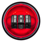 Eagle Lights Color Matched 4.5" Red and Blue LED Passing Lamp Kit for Harley-Davidson® and Others