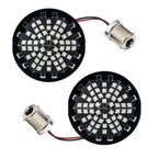 Eagle Lights Midnight Edition Generation III LED Premium Red Rear Turn Signals for Harley-Davidson® Motorcycles - 1156 Base