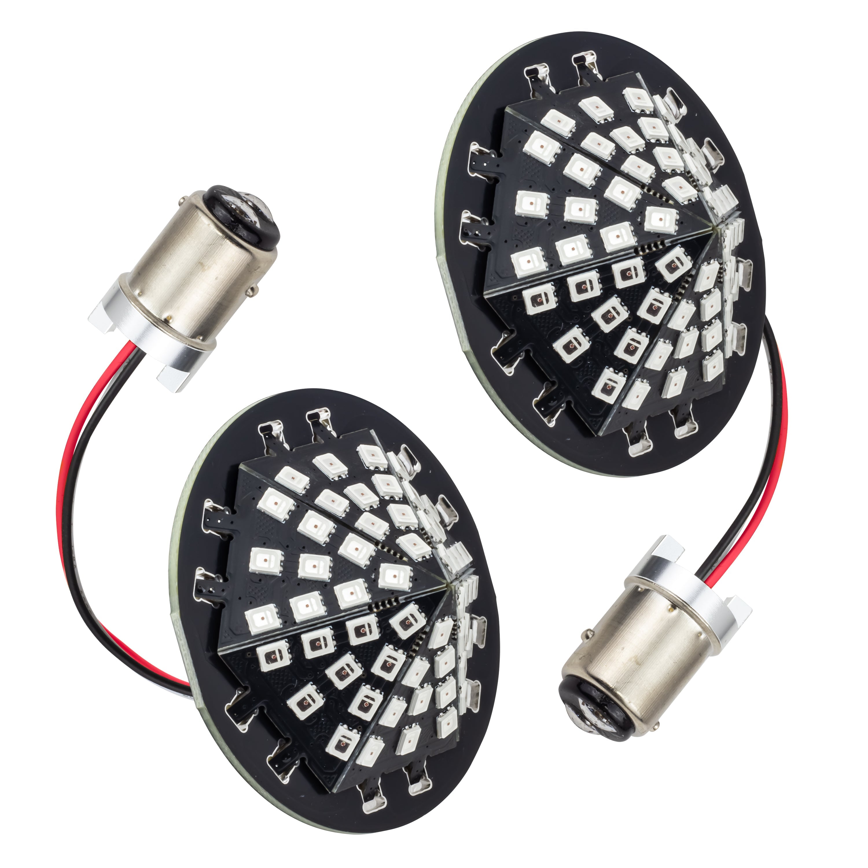 Eagle Lights Midnight Edition Generation III Front and Rear LED Turn Signal Kit for Harley-Davidson® Motorcycles- 1157 Front / 1157 Rear