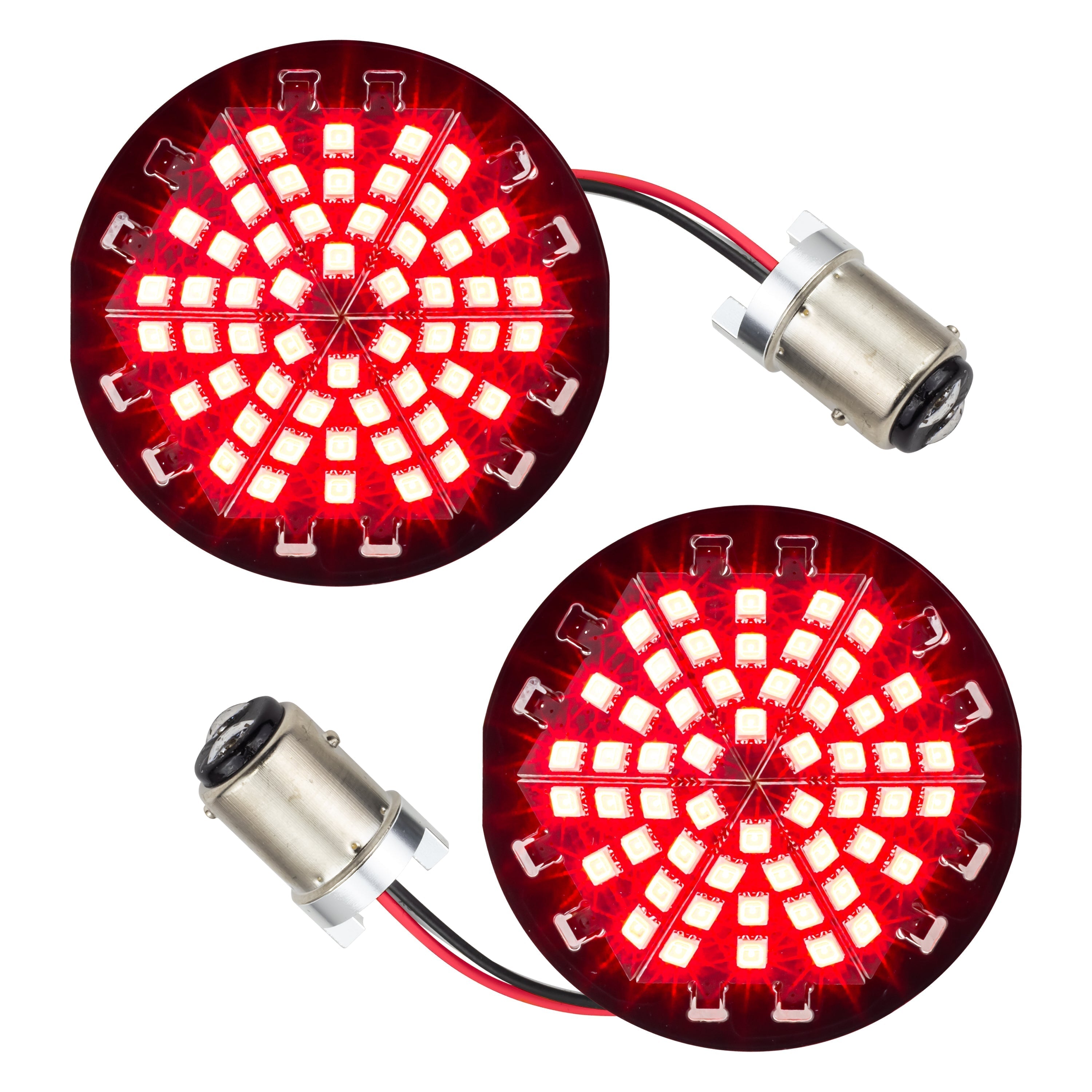 Eagle Lights Midnight Edition Generation III Front and Rear LED Turn Signal Kit for Harley-Davidson® Motorcycles- 1157 Front / 1157 Rear