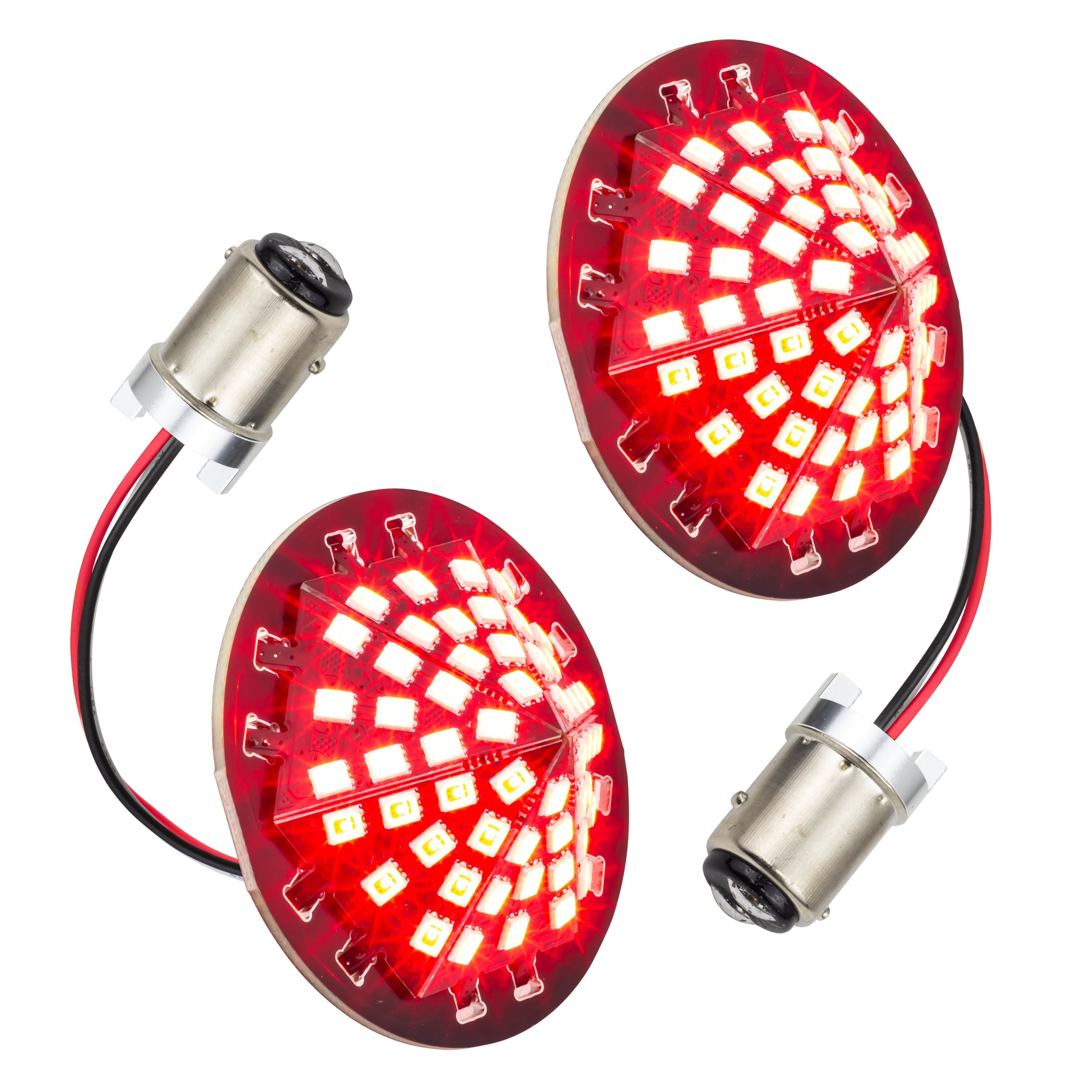 Eagle Lights Midnight Edition Generation III Front and Rear LED Turn Signal Kit for Harley-Davidson® Motorcycles- 1157 Front / 1157 Rear