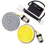 Eagle Lights 2" Rear LED Turn Signals for Harley-Davidson Motorcycles- Generation I / 1156 Base / Amber