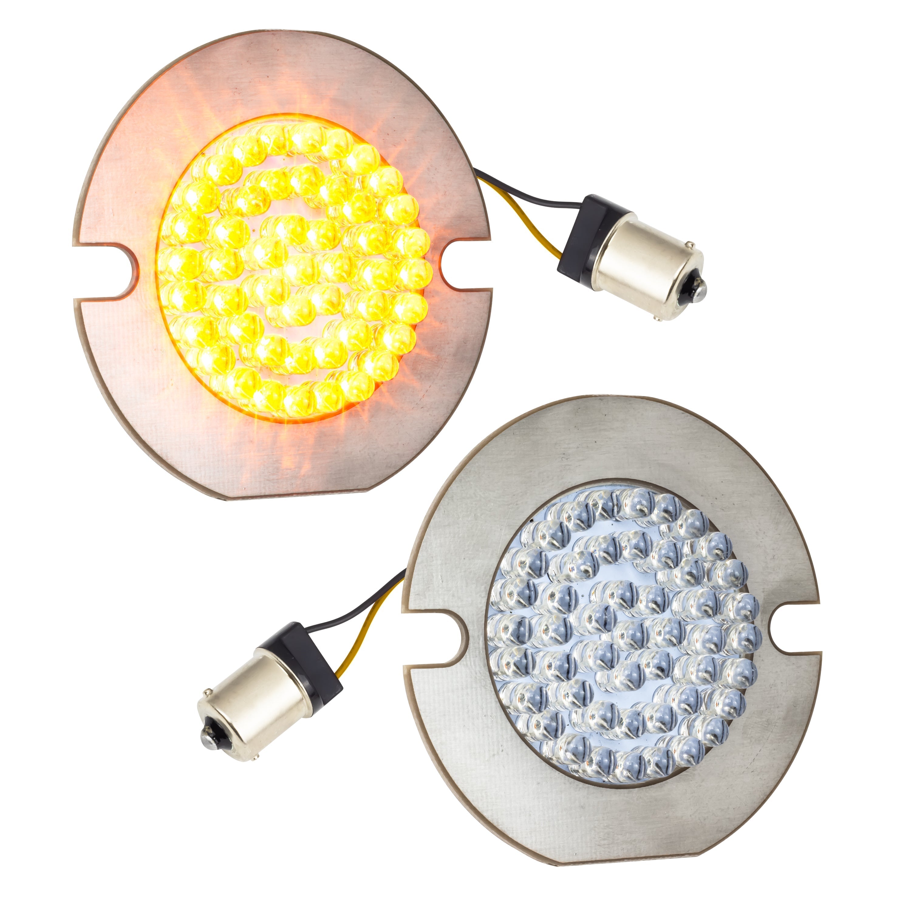 Eagle Lights 3 1/4" Rear LED Turn Signal Kit For Harley-Davidson® Motorcycles - Generation I / Amber