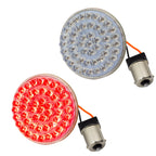 Eagle Lights 2" Rear LED Turn Signals for Harley-Davidson Motorcycles- Generation I / 1156 Base / Red