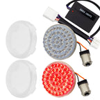 Eagle Lights 2" Rear LED Turn Signals for Harley-Davidson Motorcycles- Generation I / 1156 Base / Red