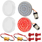 Eagle Lights 2" Rear LED Turn Signals for Harley-Davidson Motorcycles- Generation I / 1156 Base / Red